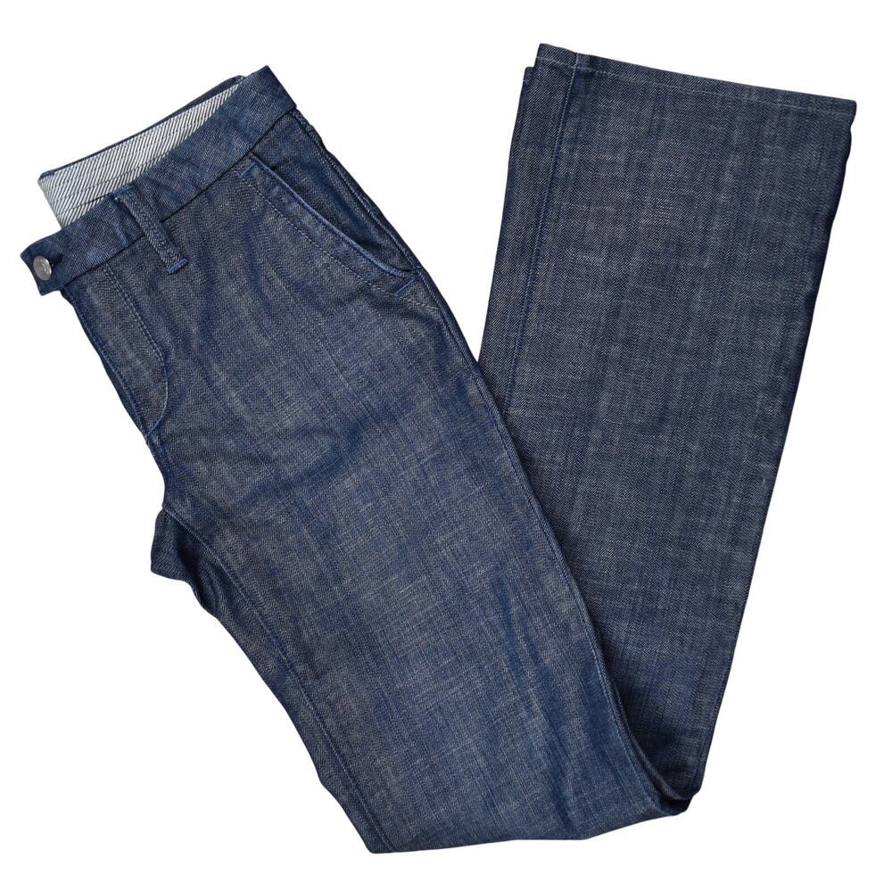 Y2K Banana Republic Bootcut Jeans Women's 4 Low Rise Dark Denim Vintage 33" Tall
